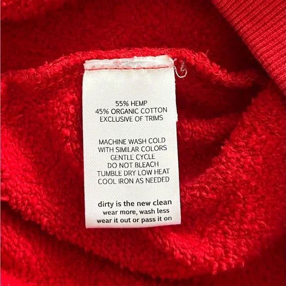 Toad & Co women’s Epiq short sleeve sweatshirt crew size medium in canoe red - Picture 9 of 13